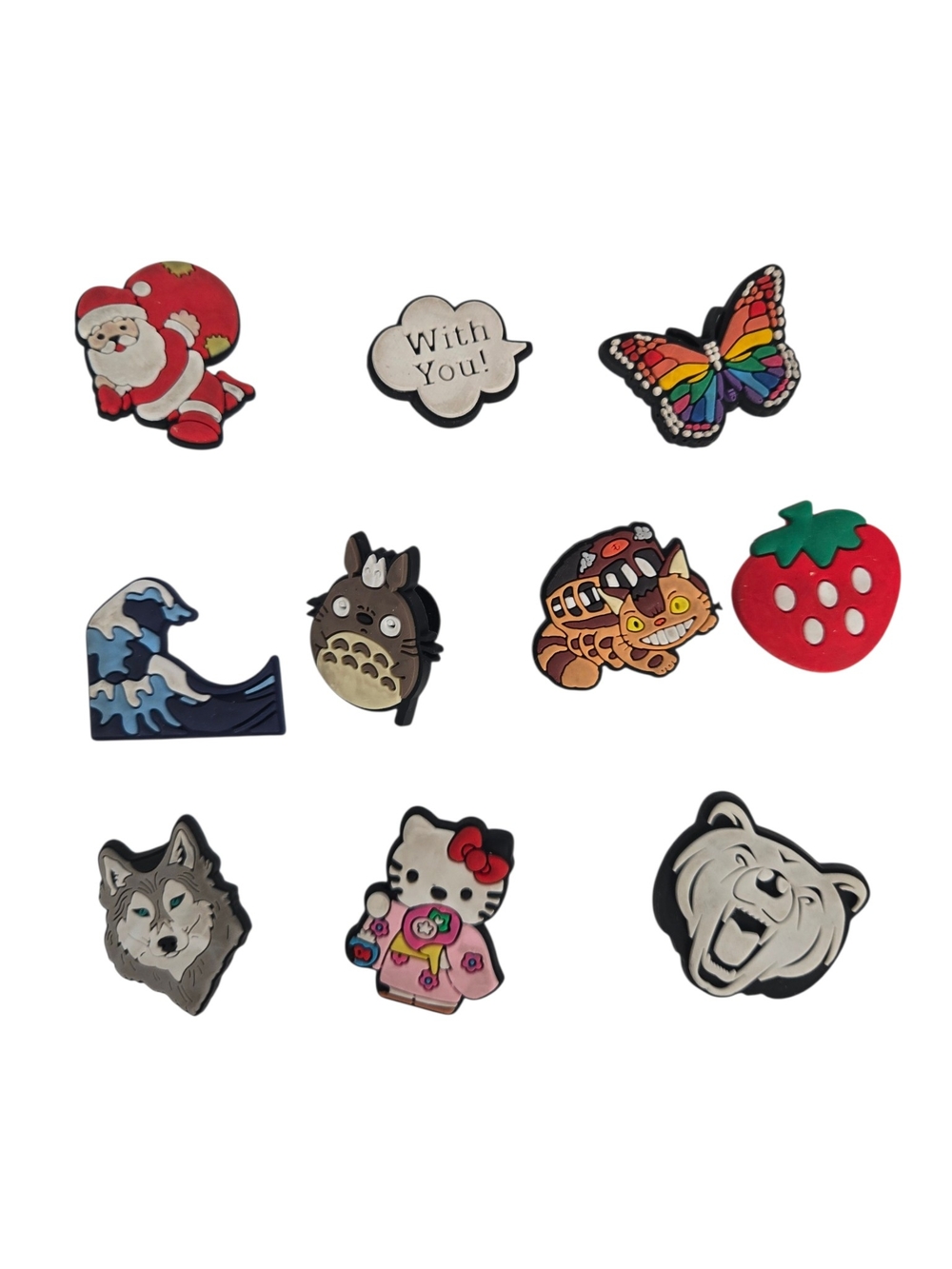 10 Pack Shoe Charms Compatible with Crocs Mixed Characters